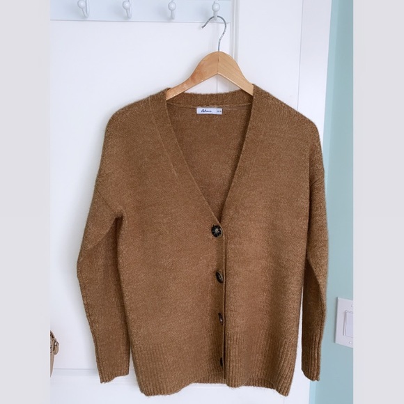 Teddy Bear Brown Button Down Cardigan - Picture 1 of 3